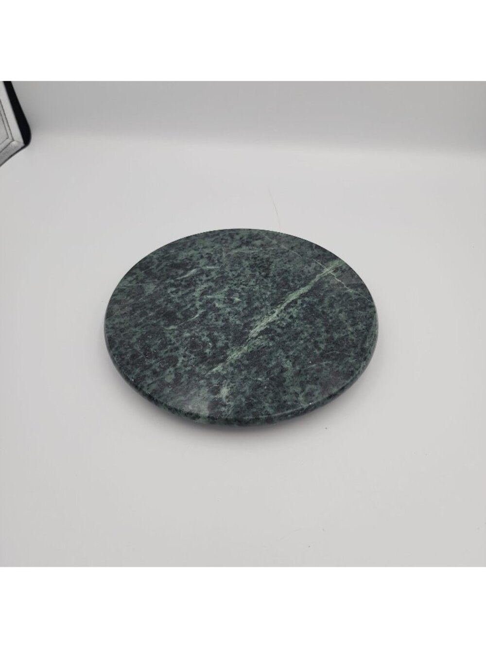 Natural Marble Cheese Board 8 Inch Round Stone Serving Tray
